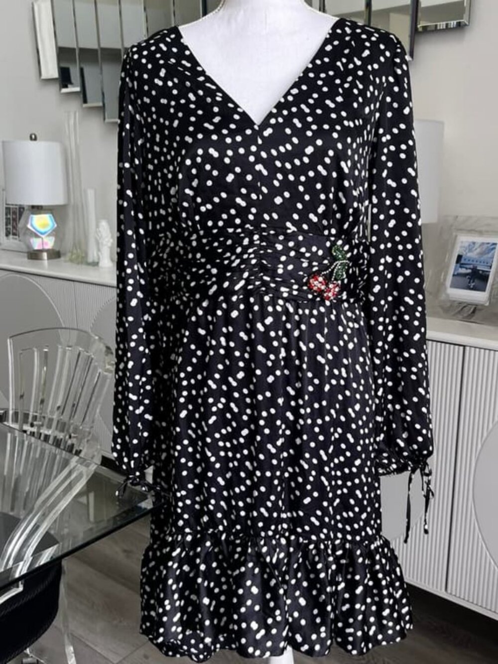JOHNSON Polka Dot cherry